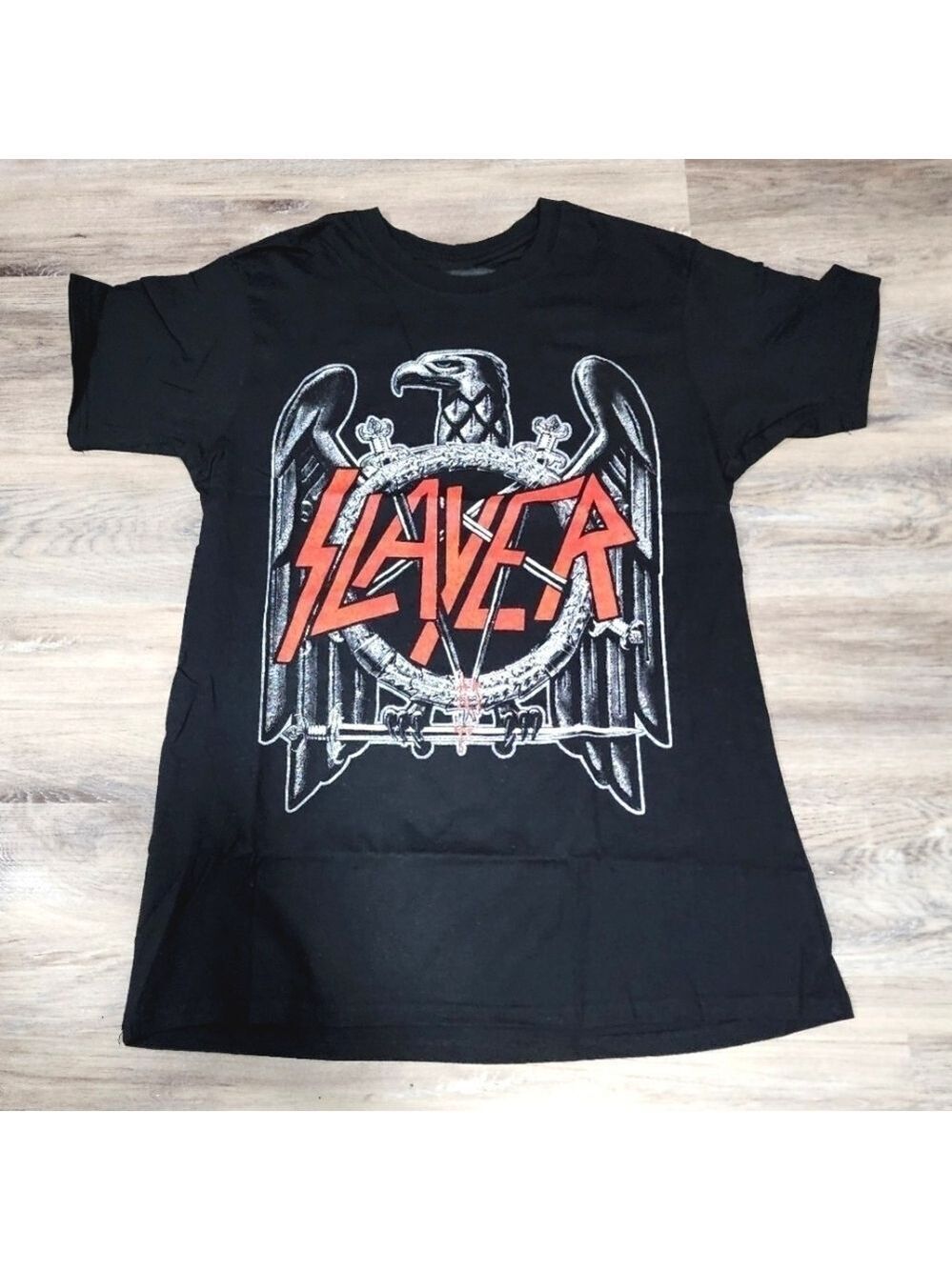 Slayer Black Eagle Tee Large - New Without Tags
